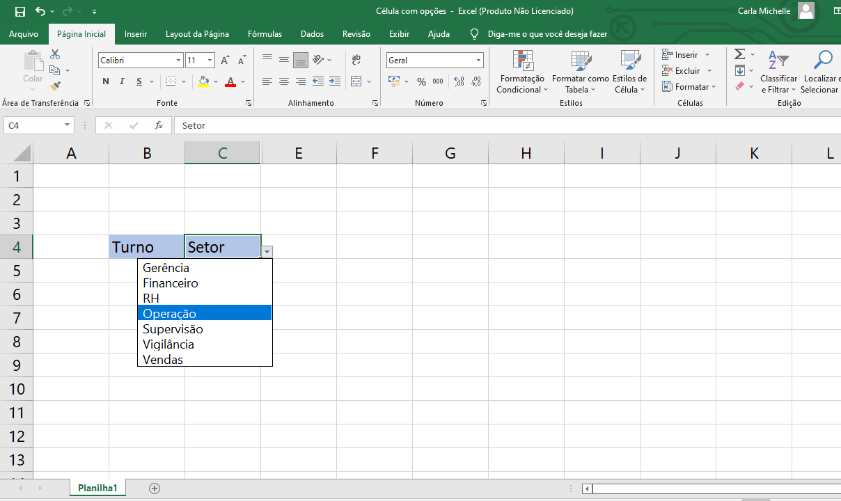 Células com opções no Excel: saiba fazer também 7