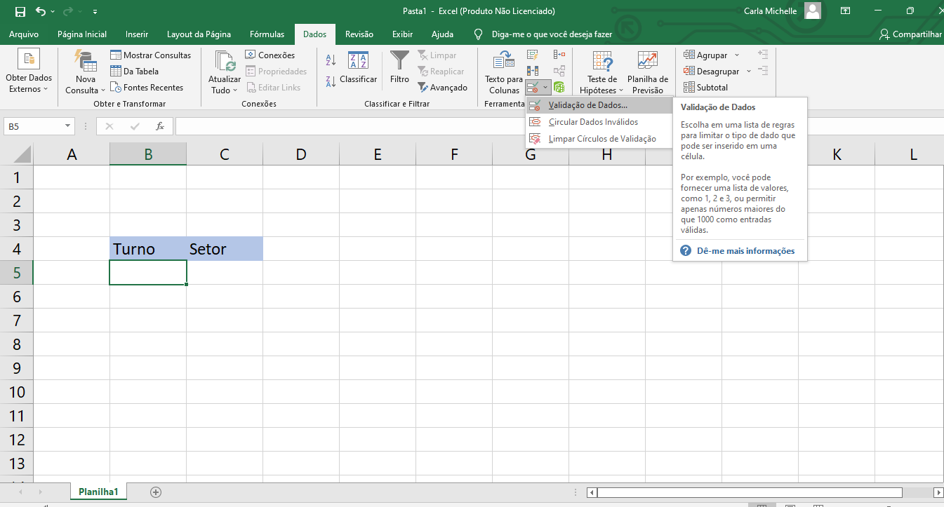 Células com opções no Excel: saiba fazer também 1